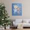 Stupell Industries Joy Nautical Holiday Seashells Canvas Wall Art